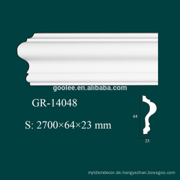 Environmental Architectural Dekorative PU Crown Molding für Haus Decke Design